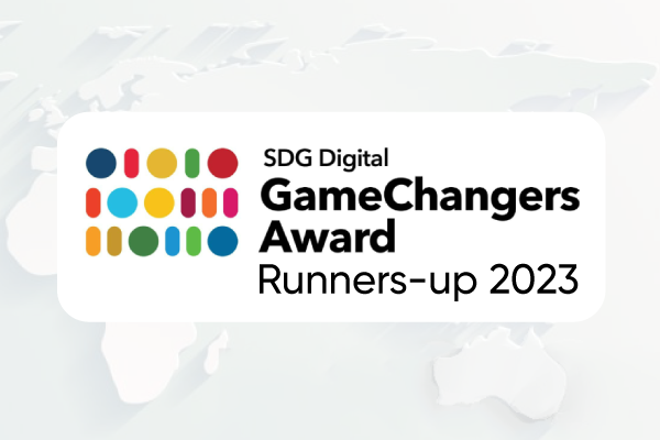 SDG Digital Game Changers Award Runner-up 2023